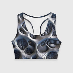 Женский спортивный топ Абстракция страшные корни