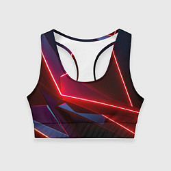 Женский спортивный топ Neon laser red