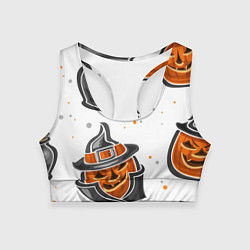 Женский спортивный топ Candy halloween