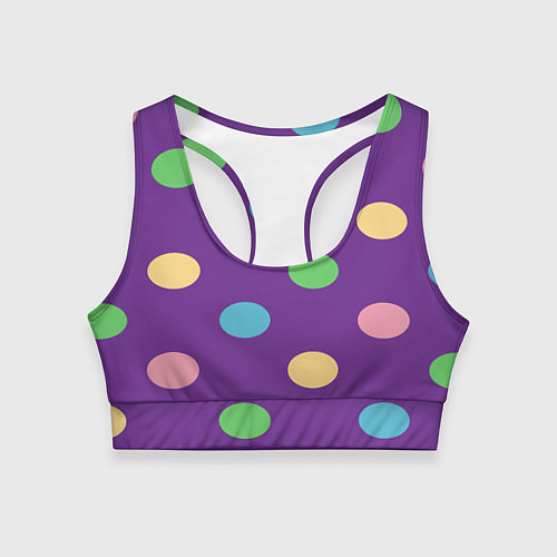 Женский спортивный топ Radius color / 3D-принт – фото 1