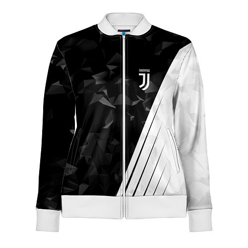 Женская олимпийка FC Juventus: Abstract / 3D-Белый – фото 1
