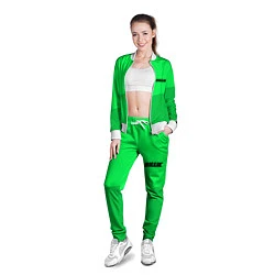 Олимпийка женская Billie Eilish: Duo Green, цвет: 3D-белый — фото 2
