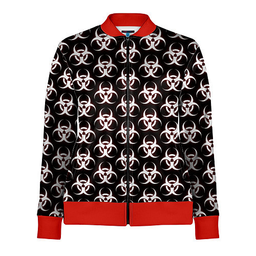 Женская олимпийка Plague inc Biohazard / 3D-Красный – фото 1