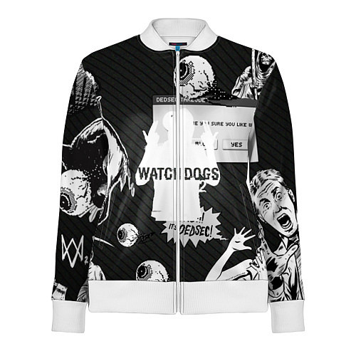 Женская олимпийка WATCH DOGS 2 / 3D-Белый – фото 1