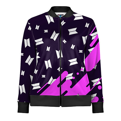 Женская олимпийка BTS БТС / 3D-Черный – фото 1