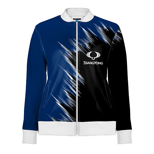 Женская олимпийка SSANGYONG / 3D-Белый – фото 1