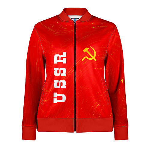 Женская олимпийка USSR СССР / 3D-Красный – фото 1