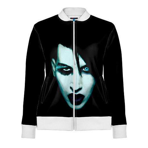 Женская олимпийка Marilyn Manson / 3D-Белый – фото 1
