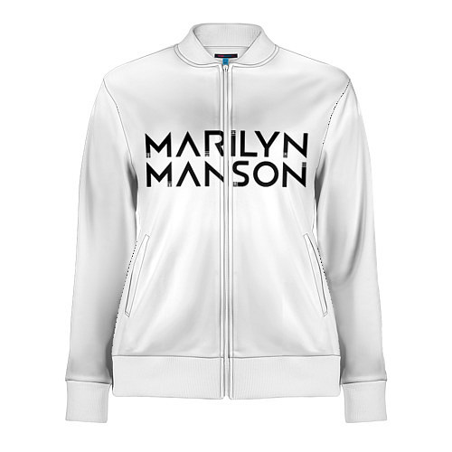 Женская олимпийка Marilyn Manson / 3D-Белый – фото 1