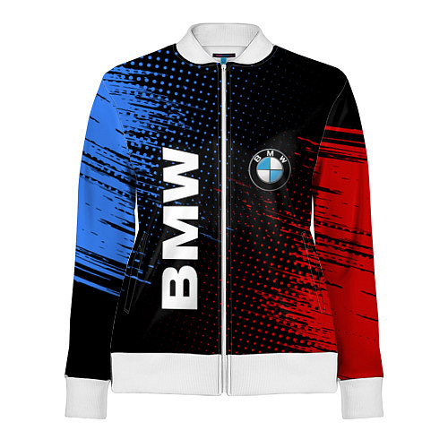 Женская олимпийка BMW ТЕКСТУРА / 3D-Белый – фото 1