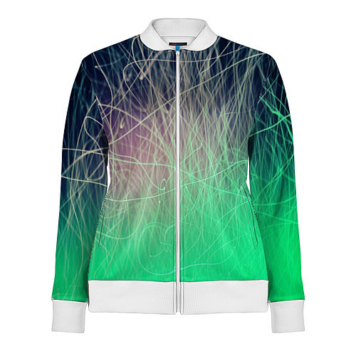 Женская олимпийка Текстура / 3D-Белый – фото 1