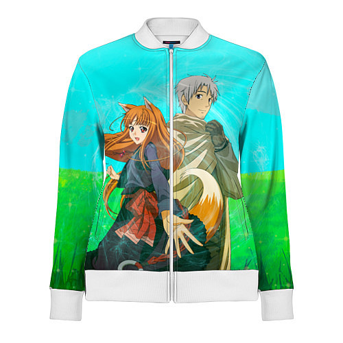 Женская олимпийка Волчица и пряности / 3D-Белый – фото 1