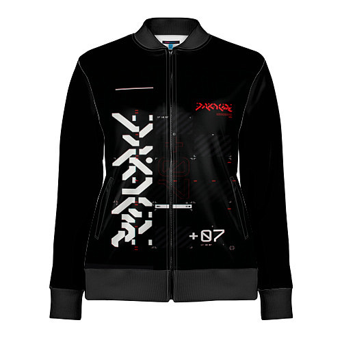 Женская олимпийка CuberPunk 2077 / 3D-Черный – фото 1