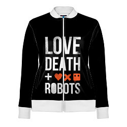 Олимпийка женская Love Death Robots, цвет: 3D-белый