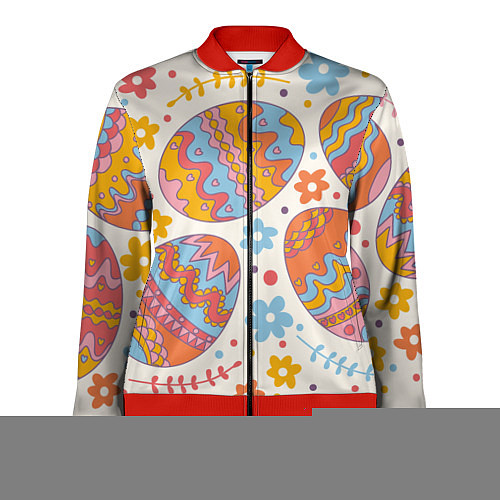 Женская олимпийка Пасха / 3D-Красный – фото 1