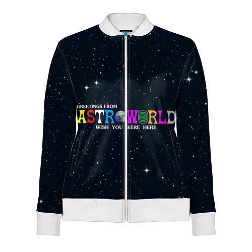 Женская олимпийка Astroworld / 3D-Белый – фото 1