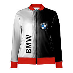 Олимпийка женская Black and White BMW, цвет: 3D-красный