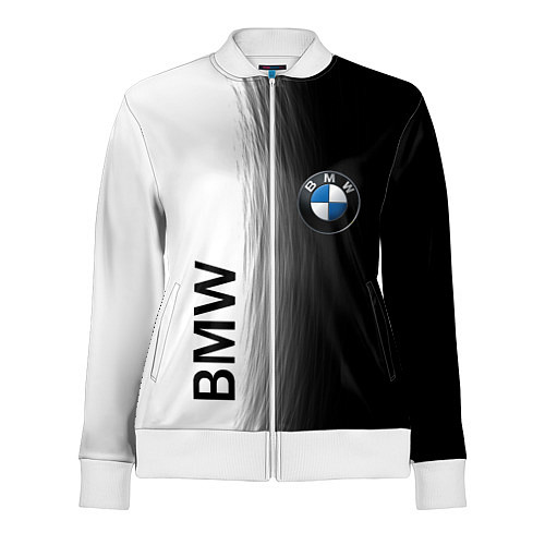 Женская олимпийка Black and White BMW / 3D-Белый – фото 1