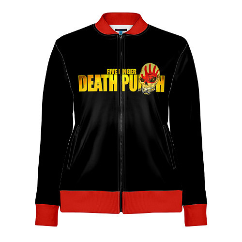 Женская олимпийка FFDP Five Finger Death Punch / 3D-Красный – фото 1