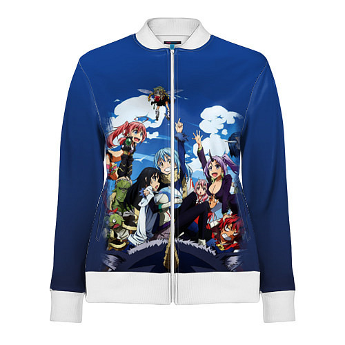 Женская олимпийка Мое перерождение в слизь / 3D-Белый – фото 1