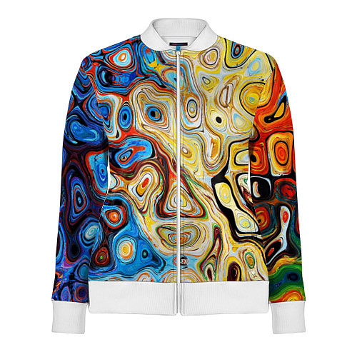 Женская олимпийка Психоделическое искусство / 3D-Белый – фото 1