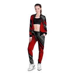 Олимпийка женская Сиомбиотический стиль, цвет: 3D-черный — фото 2