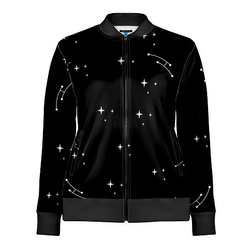 Женская олимпийка ПАЙМОН ГЕНШИН PAIMON / 3D-Черный – фото 1