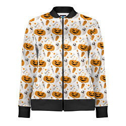 Олимпийка женская Patern Halloween 22, цвет: 3D-черный