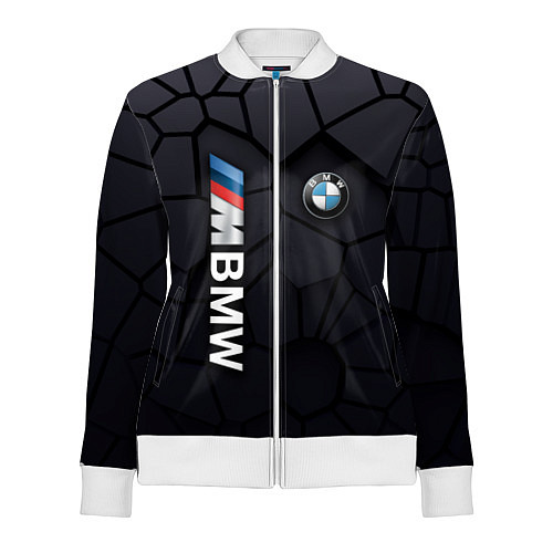 Женская олимпийка BMW sport 3D плиты 3Д плиты / 3D-Белый – фото 1