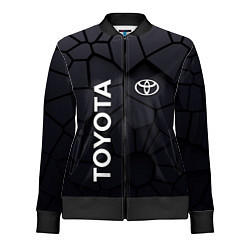 Олимпийка женская Toyota 3D плиты, цвет: 3D-черный