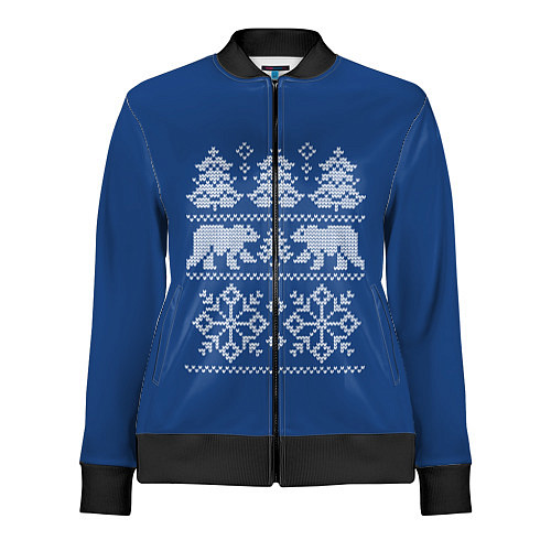 Женская олимпийка Север / 3D-Черный – фото 1