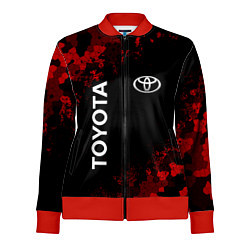 Женская олимпийка TOYOTA MILITARY PIXEL BLACK RED