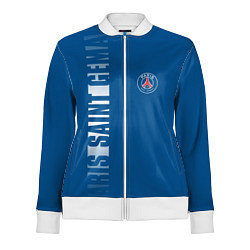 Олимпийка женская PSG PARIS SAINT GERMAIN WHITE LINE SPORT, цвет: 3D-белый