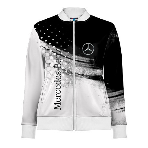 Женская олимпийка Mercedes-Benz спорт / 3D-Белый – фото 1