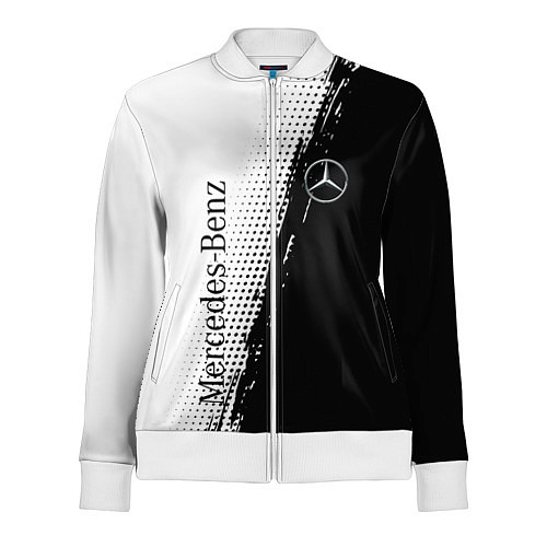 Женская олимпийка Mercedes-Benz - Sport / 3D-Белый – фото 1
