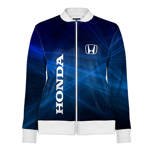 Женская олимпийка Honda - Blue / 3D-Белый – фото 1