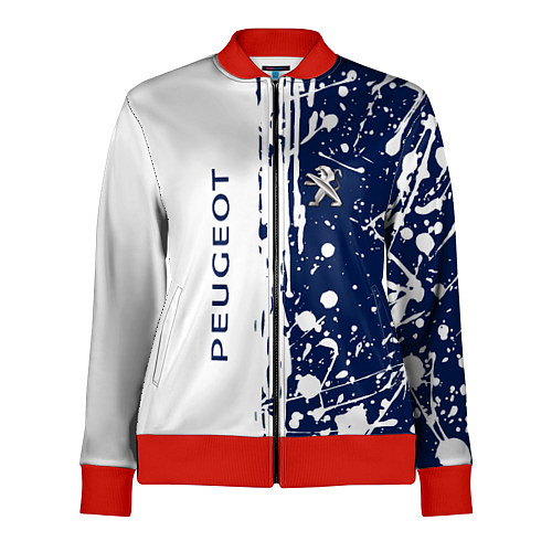 Женская олимпийка Peugeot брызги / 3D-Красный – фото 1