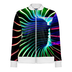 Олимпийка женская Portal Fashion pattern Neon, цвет: 3D-белый