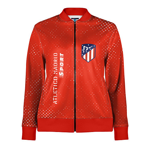 Женская олимпийка АТЛЕТИКО Atletico Madrid Sport Гранж / 3D-Красный – фото 1