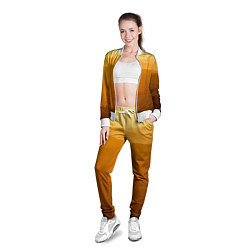 Олимпийка женская Закат в пригороде, цвет: 3D-белый — фото 2