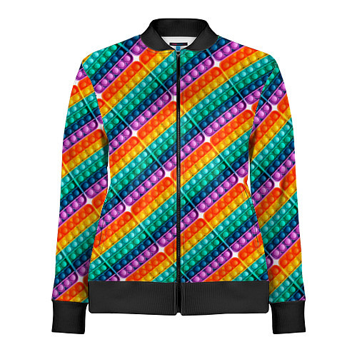 Женская олимпийка Pop It Now / 3D-Черный – фото 1