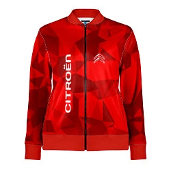 Олимпийка женская Citroёn - logo, цвет: 3D-красный