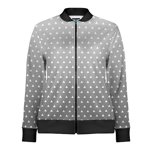 Женская олимпийка Кимоно Зеницу Агацума - Черно-белое / 3D-Черный – фото 1