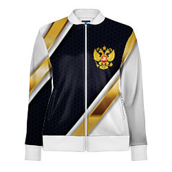 Олимпийка женская Gold and white Russia, цвет: 3D-белый