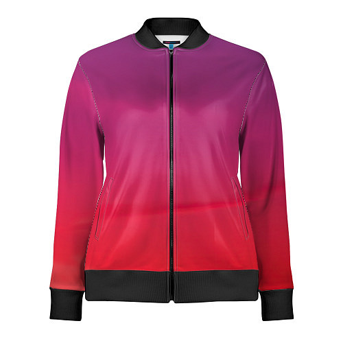 Женская олимпийка Красное небо / 3D-Черный – фото 1