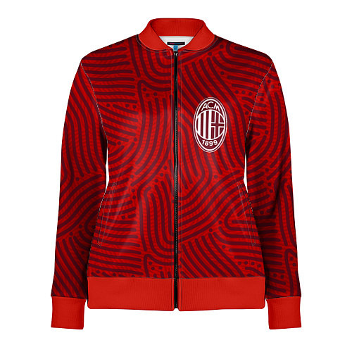 Женская олимпийка AC Milan отпечатки / 3D-Красный – фото 1