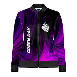 Олимпийка женская Green Day violet plasma, цвет: 3D-черный