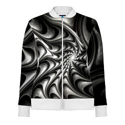 Женская олимпийка Abstract fractal grey