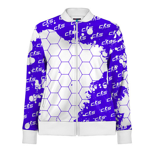 Женская олимпийка Counter Strike 2 Pattern / 3D-Белый – фото 1