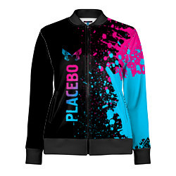 Олимпийка женская Placebo - neon gradient: по-вертикали, цвет: 3D-черный